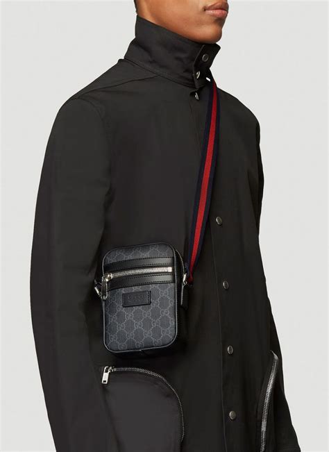 mens black gucci bag|Gucci shoulder bag 2022.